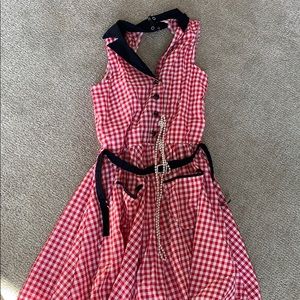 checkered dance costume